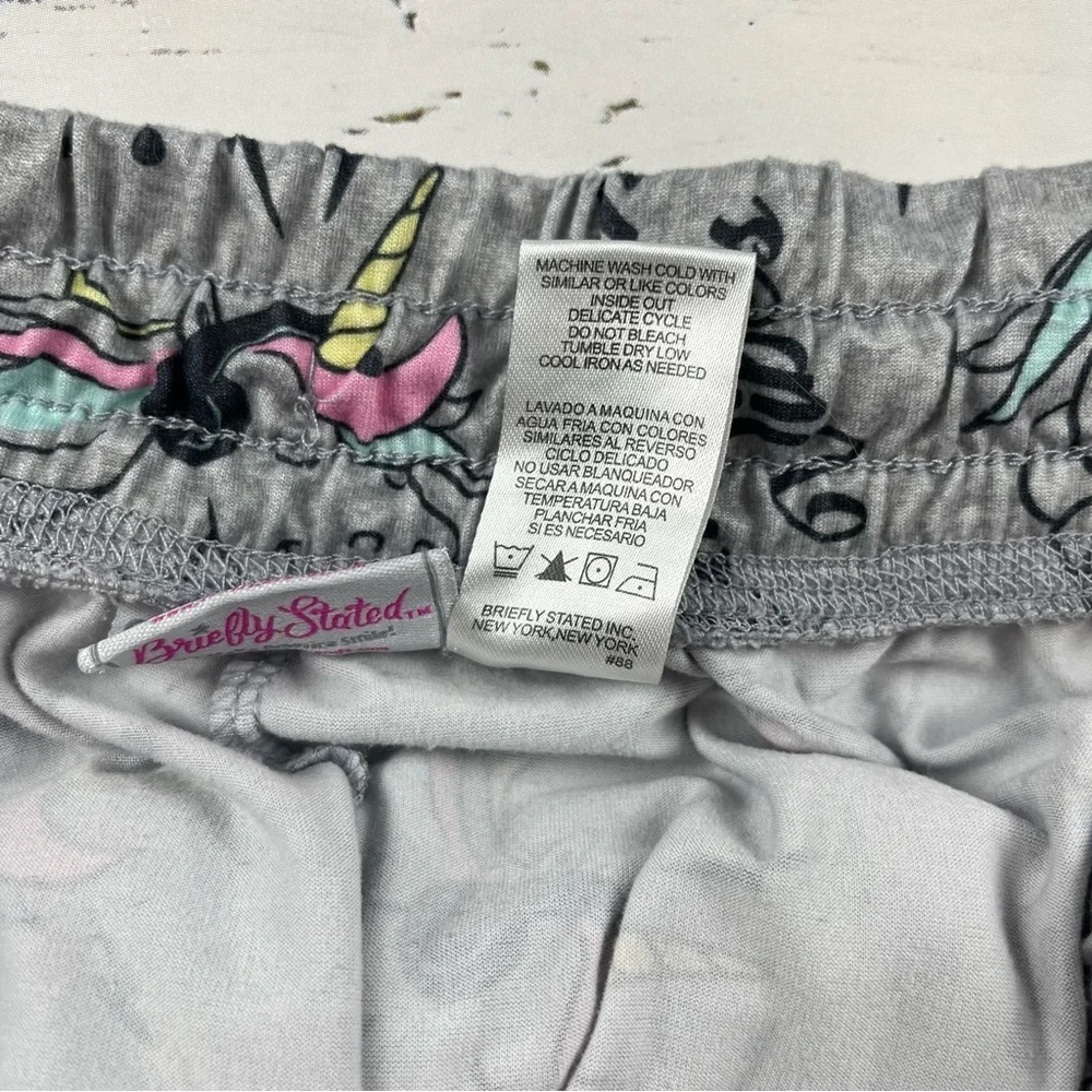 Briefly Stated Unicorn Sleep Jogger XL - Picture 6 of 6